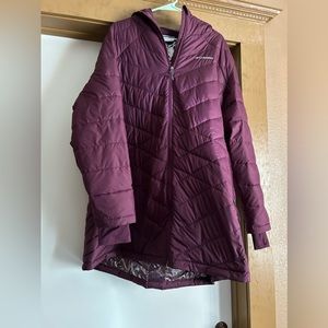 Columbia Heavenly long hooded jacket